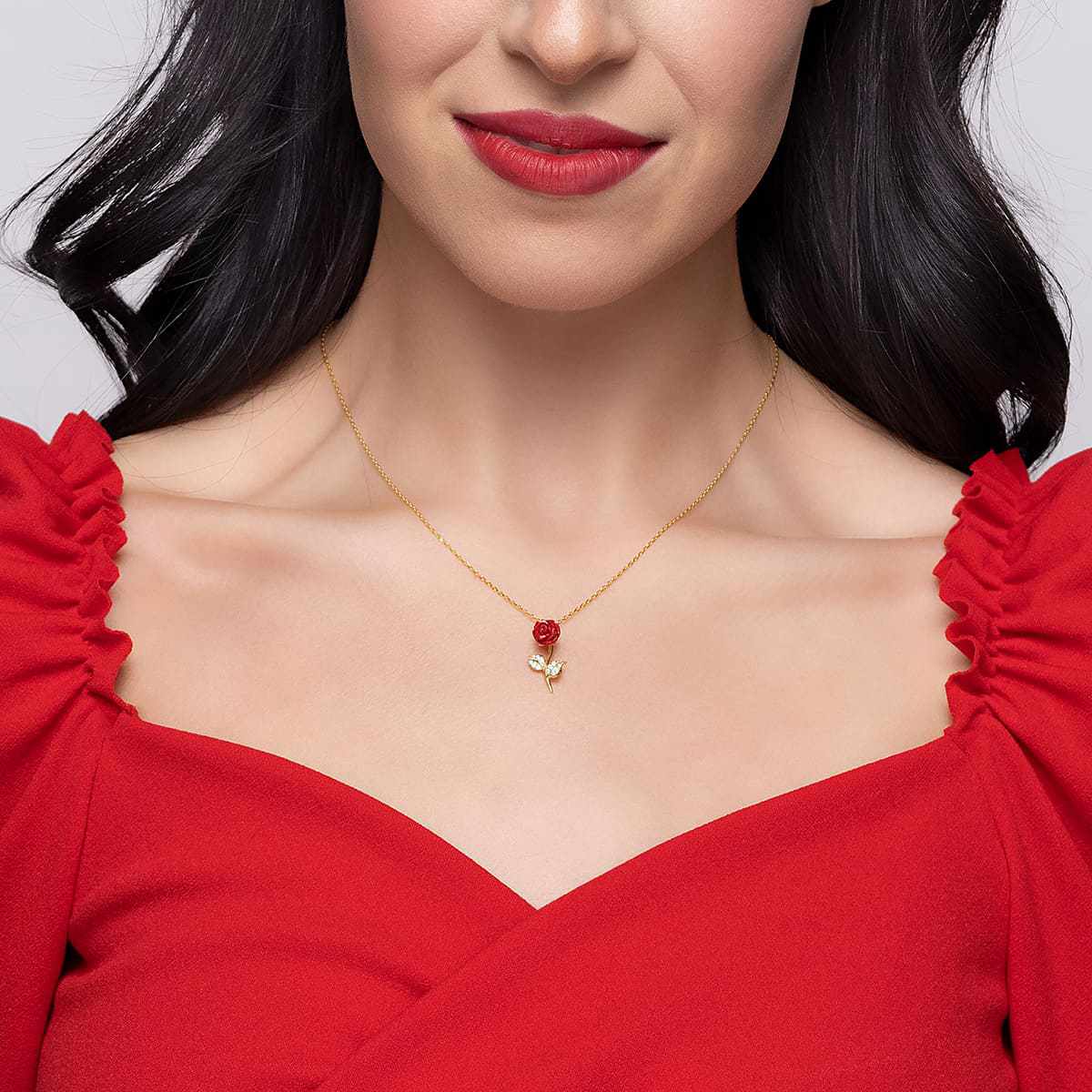 مجموعة هدايا قلادة الزوجة لعيد الحب