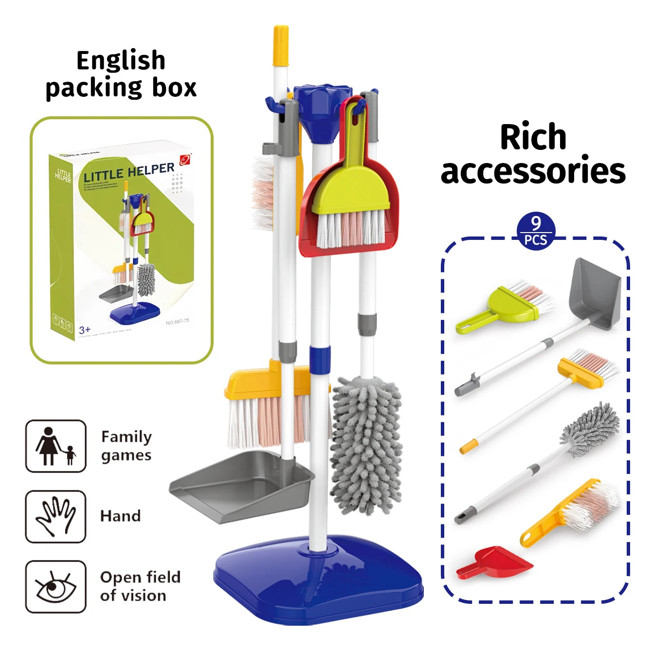 Children's simulation cleaning toys