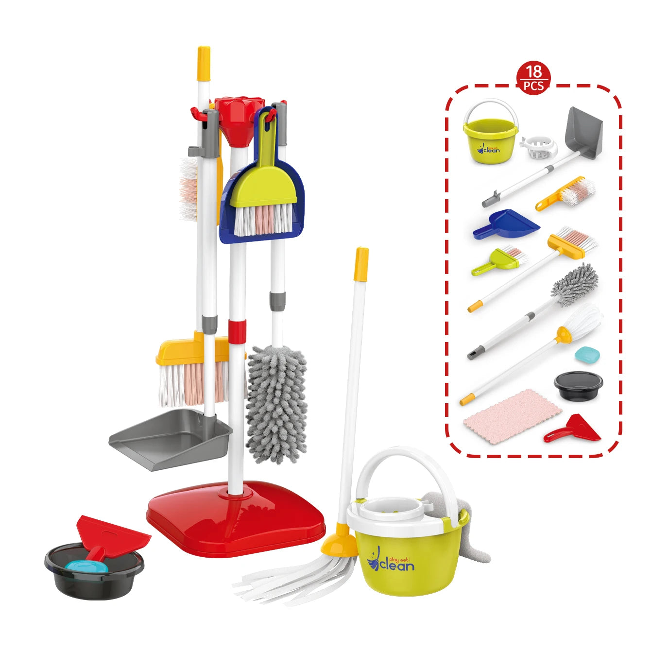 Children's simulation cleaning toys