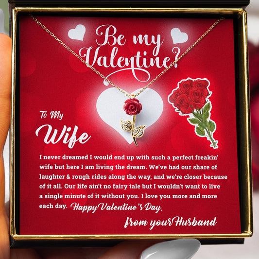 Valentine’s Day Wife Necklace Gift Set