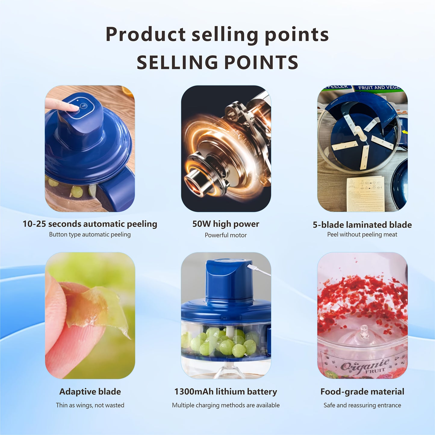 Automatic Electric Fruit Peeler