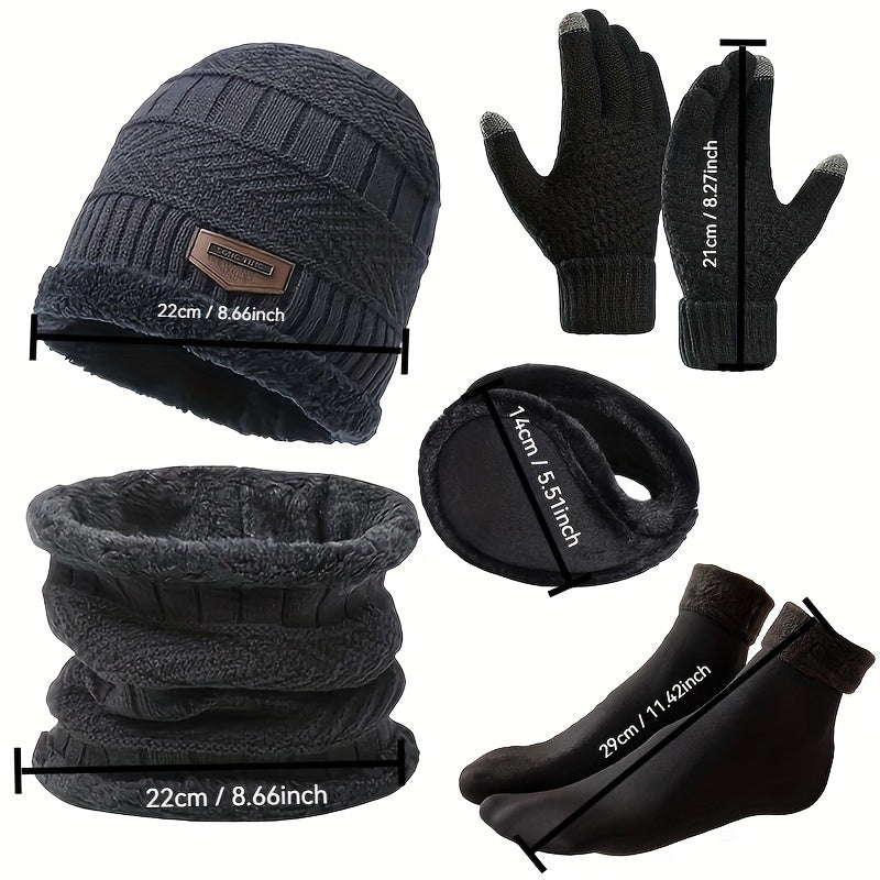 5-Piece Men's Winter Warmth Set