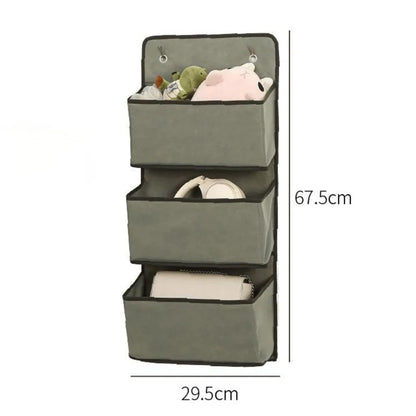 Hanging Organisers Household Behind the Door Foldable Storage Rack Sundry Dolls Large Capacity Multi Layer Desk organizing Bag