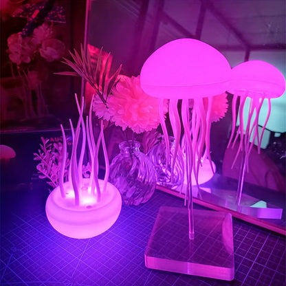 RGB Gradient Jellyfish  LED Night Lamp