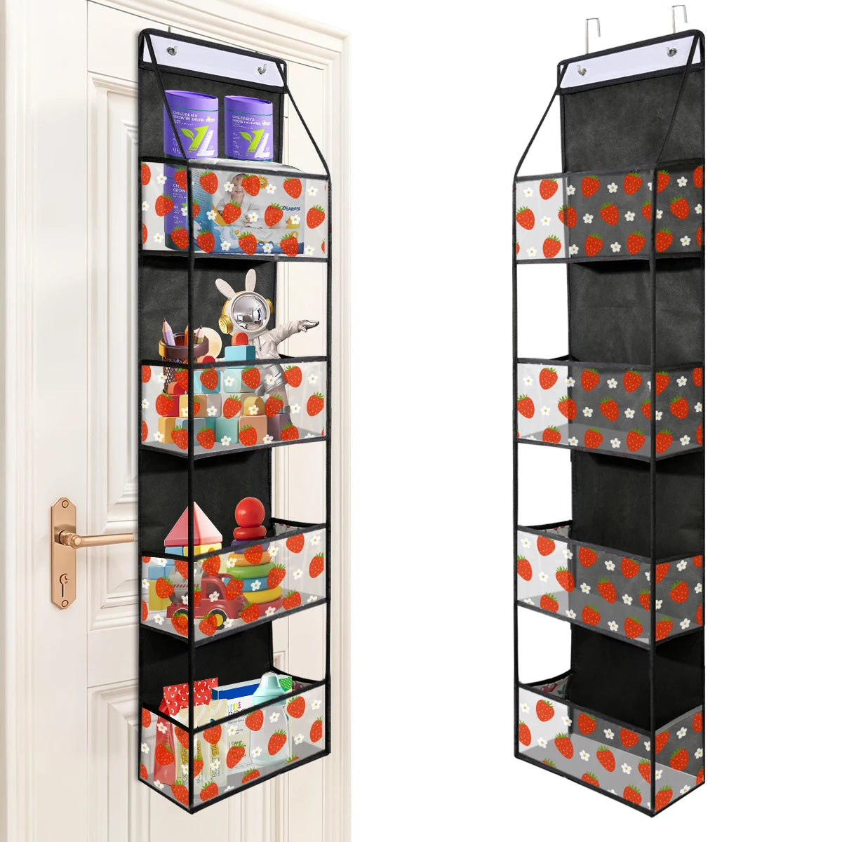 Multi-functional Fabric Hanging Bag for Behind the Door Multi-layer Storage Hanging Bag Miscellaneous Organizer Storage Hanging