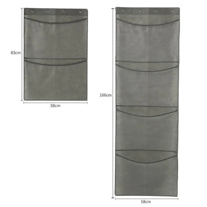 Behind the Door Toy Hanging Bag Foldable Doll Storage Bag Tidy Minimalism Wall Mounted Transparent Mesh Dust Proof Organizer Bag