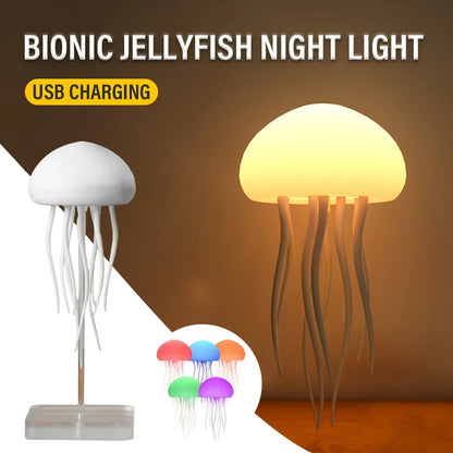 RGB Gradient Jellyfish  LED Night Lamp