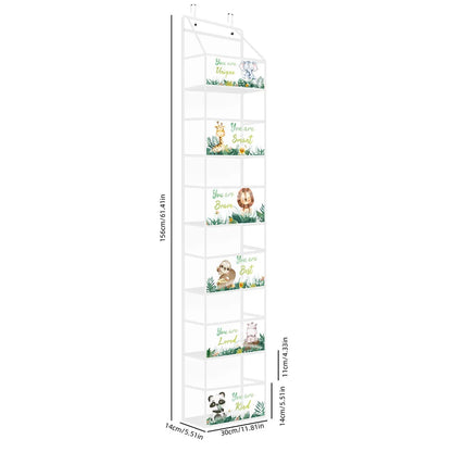 Multi-functional Fabric Hanging Bag for Behind the Door Multi-layer Storage Hanging Bag Miscellaneous Organizer Storage Hanging