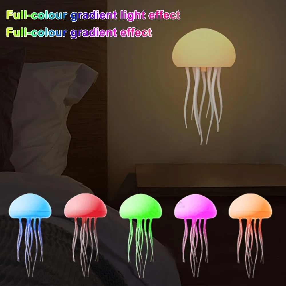 RGB Gradient Jellyfish  LED Night Lamp
