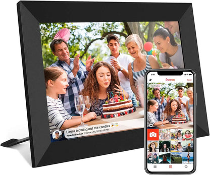 Fast ship Christmas/new year/birthday/wedding gift 10.1 inch 40000 photos storage Frameo WiFi Digital Photo Picture Frames