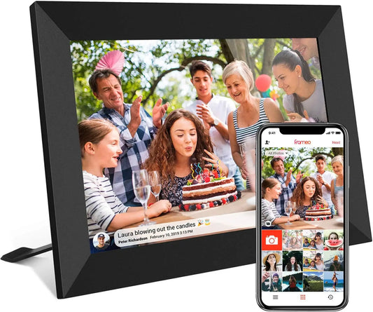 Fast ship Christmas/new year/birthday/wedding gift 10.1 inch 40000 photos storage Frameo WiFi Digital Photo Picture Frames
