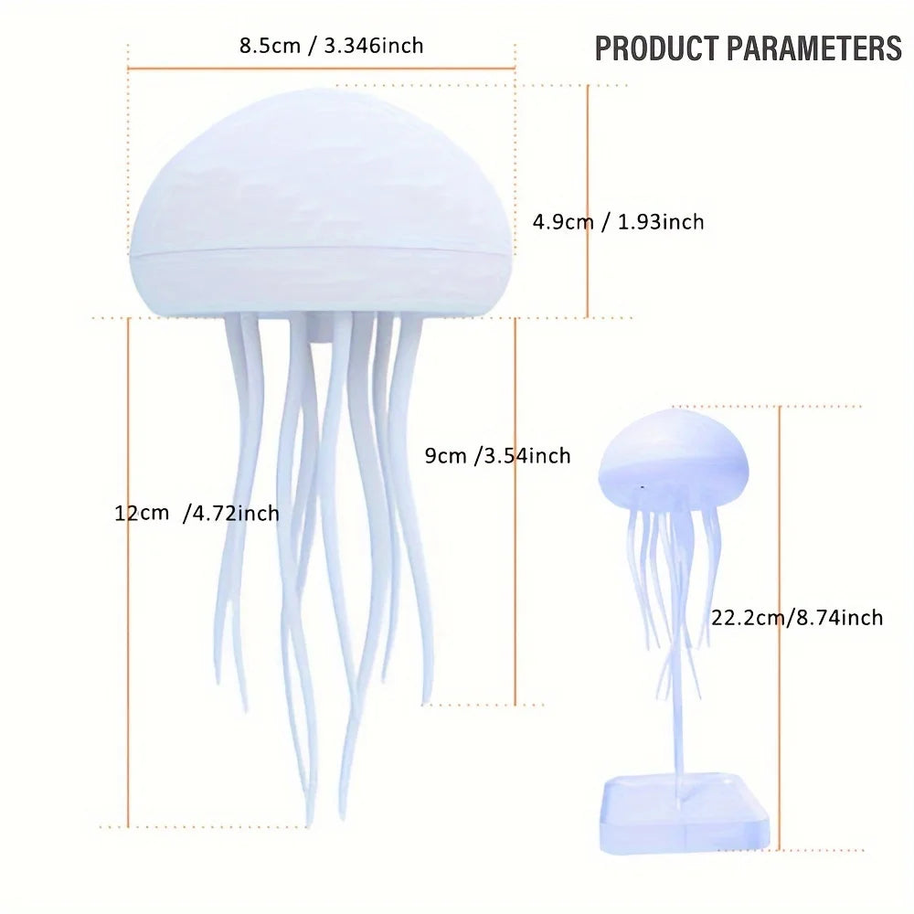 RGB Gradient Jellyfish  LED Night Lamp