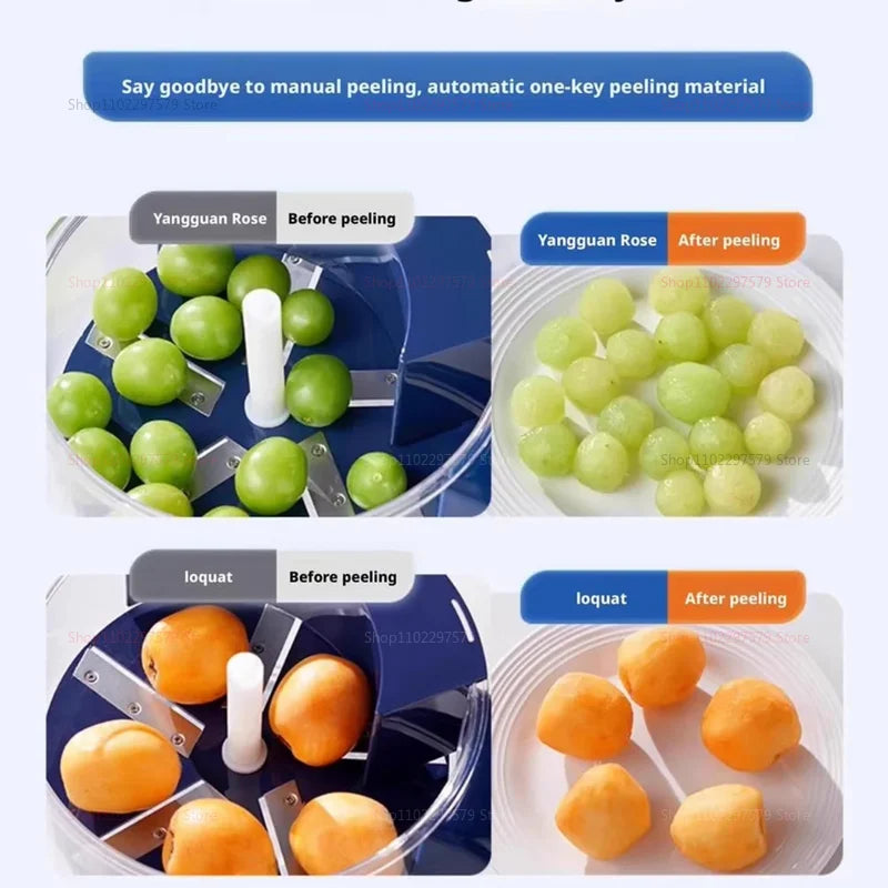 Automatic Fruit Peeler Machine Wireless Portable