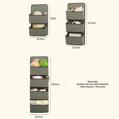 Hanging Organisers Household Behind the Door Foldable Storage Rack Sundry Dolls Large Capacity Multi Layer Desk organizing Bag