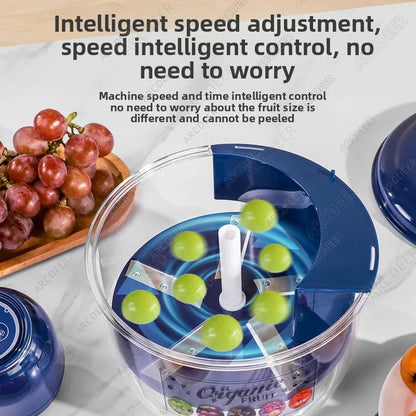 Automatic Fruit Peeler Machine Wireless Portable  Grape/Apple/ Garlic/plum/Peach Peeler