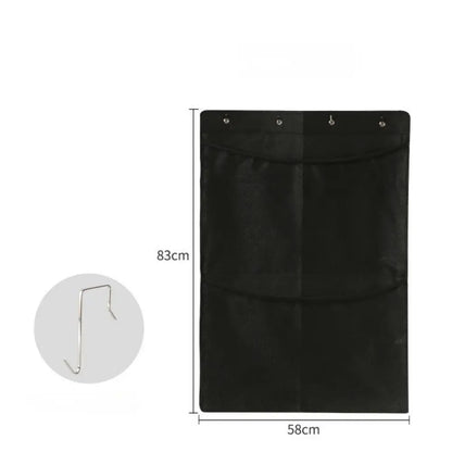 Behind the Door Toy Hanging Bag Foldable Doll Storage Bag Tidy Minimalism Wall Mounted Transparent Mesh Dust Proof Organizer Bag