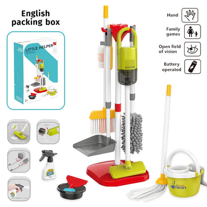 Children's simulation cleaning toys