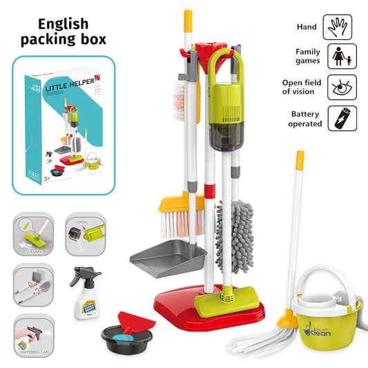 Children's simulation cleaning toys