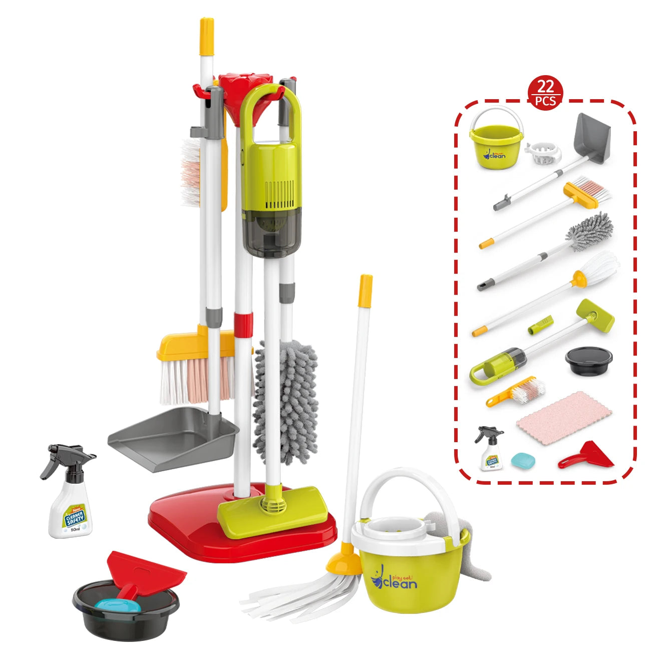 Children's simulation cleaning toys