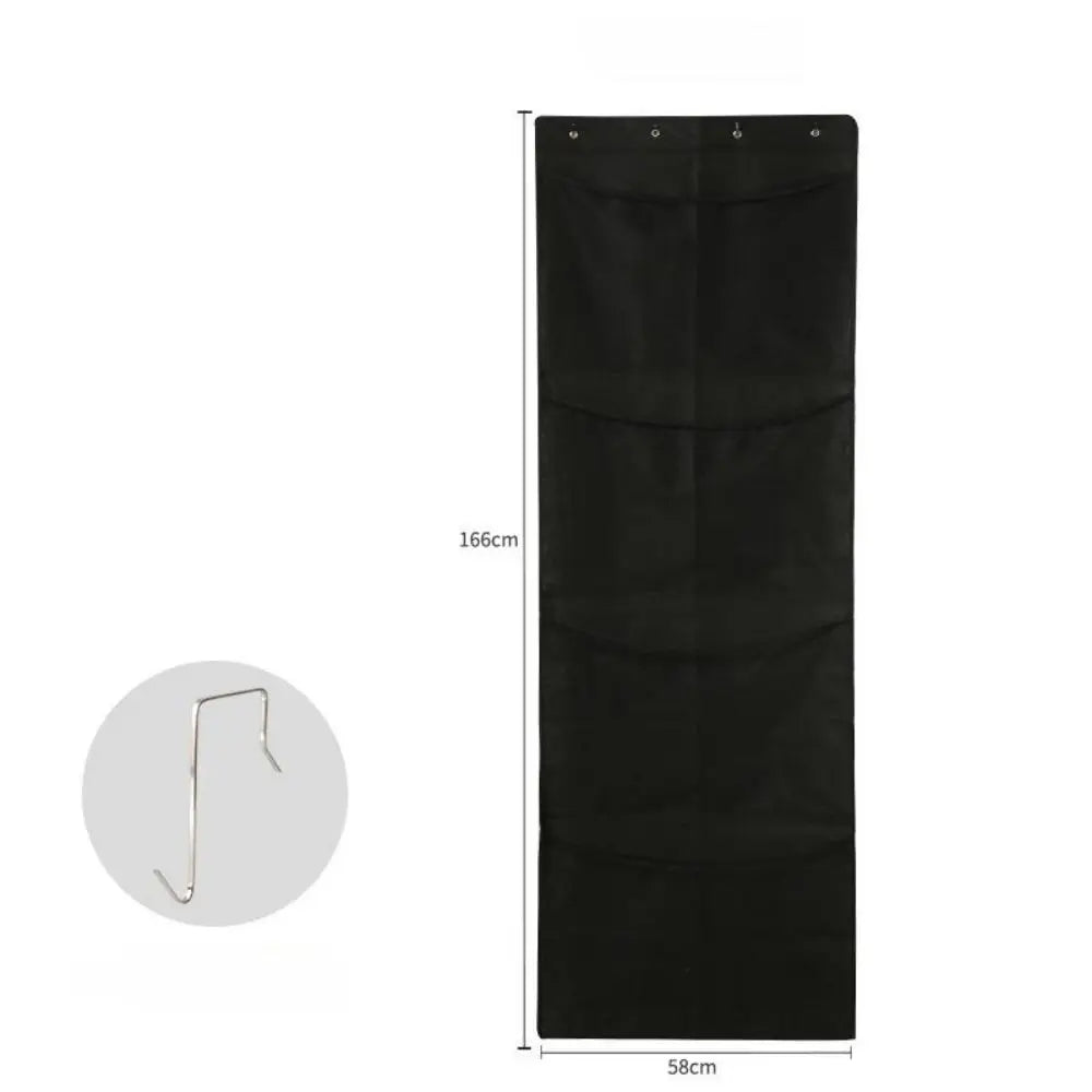 Behind the Door Toy Hanging Bag Foldable Doll Storage Bag Tidy Minimalism Wall Mounted Transparent Mesh Dust Proof Organizer Bag
