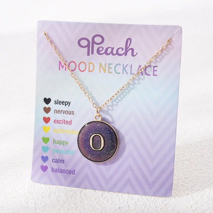Alloy Necklace 26 English Letters Enamel Colors Colliers Femmes Women's Gold Plated Chain Necklaces for Ladies