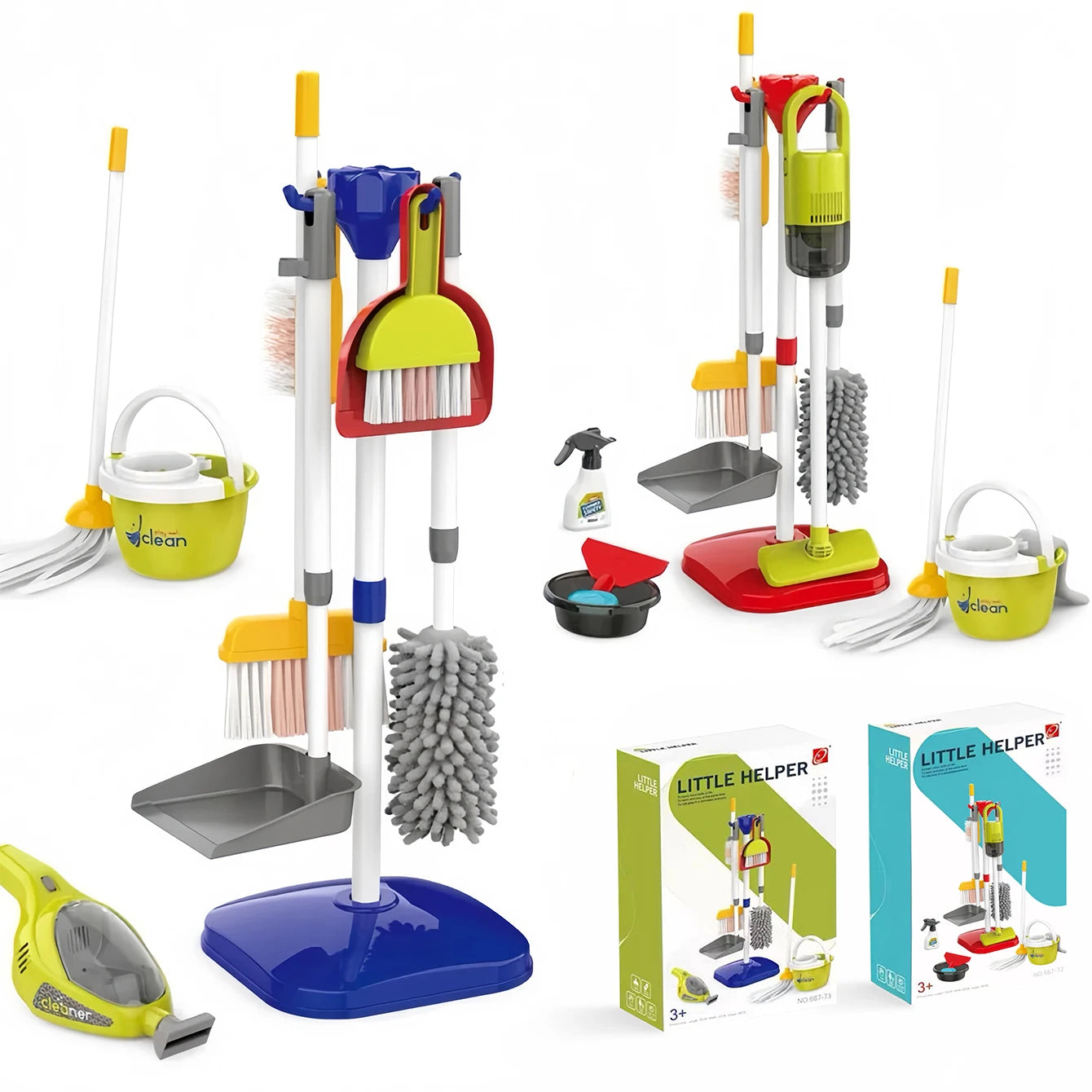 Children's simulation cleaning toys