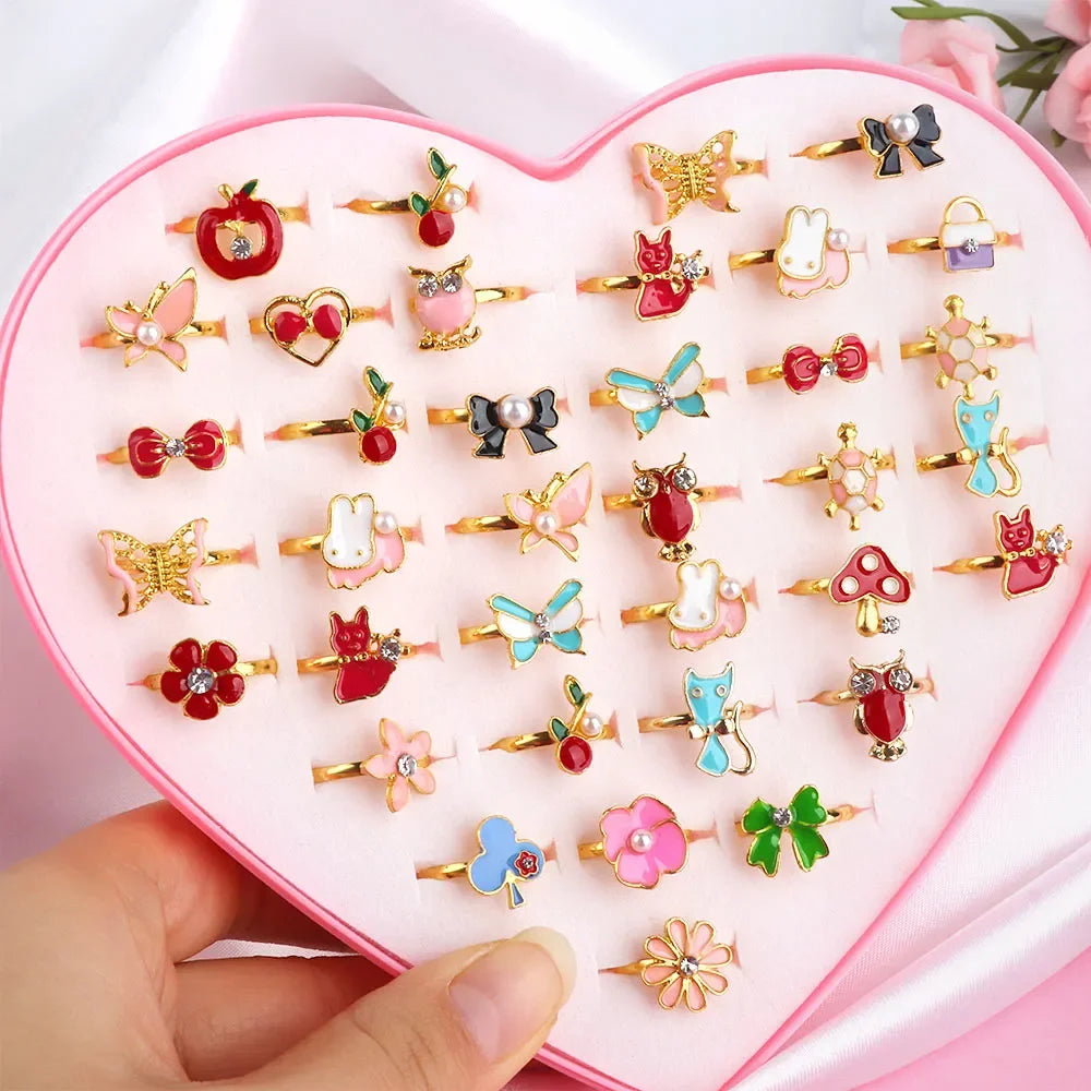 Cute Adjustable Rings for young Girls
