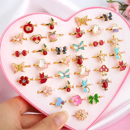 Cute Adjustable Rings for young Girls