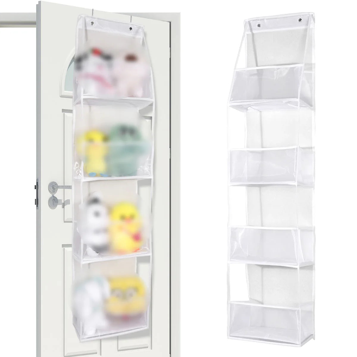 Multi-functional Fabric Hanging Bag for Behind the Door Multi-layer Storage Hanging Bag Miscellaneous Organizer Storage Hanging